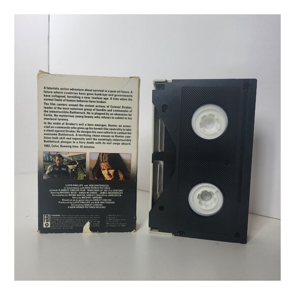 Warlords from the twenty-first century BETA Tape Betamax (Not VHS) - Picture 2 of 2